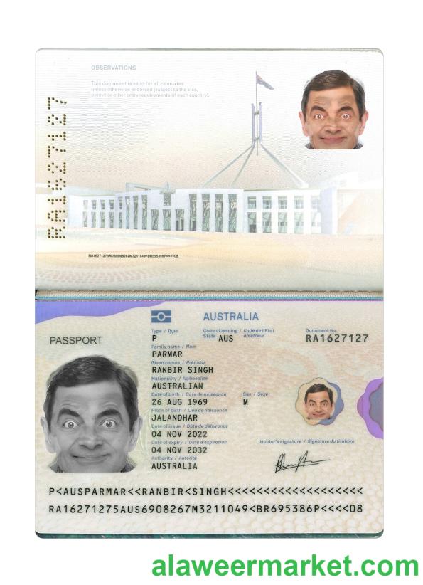Australia passport 2022-present